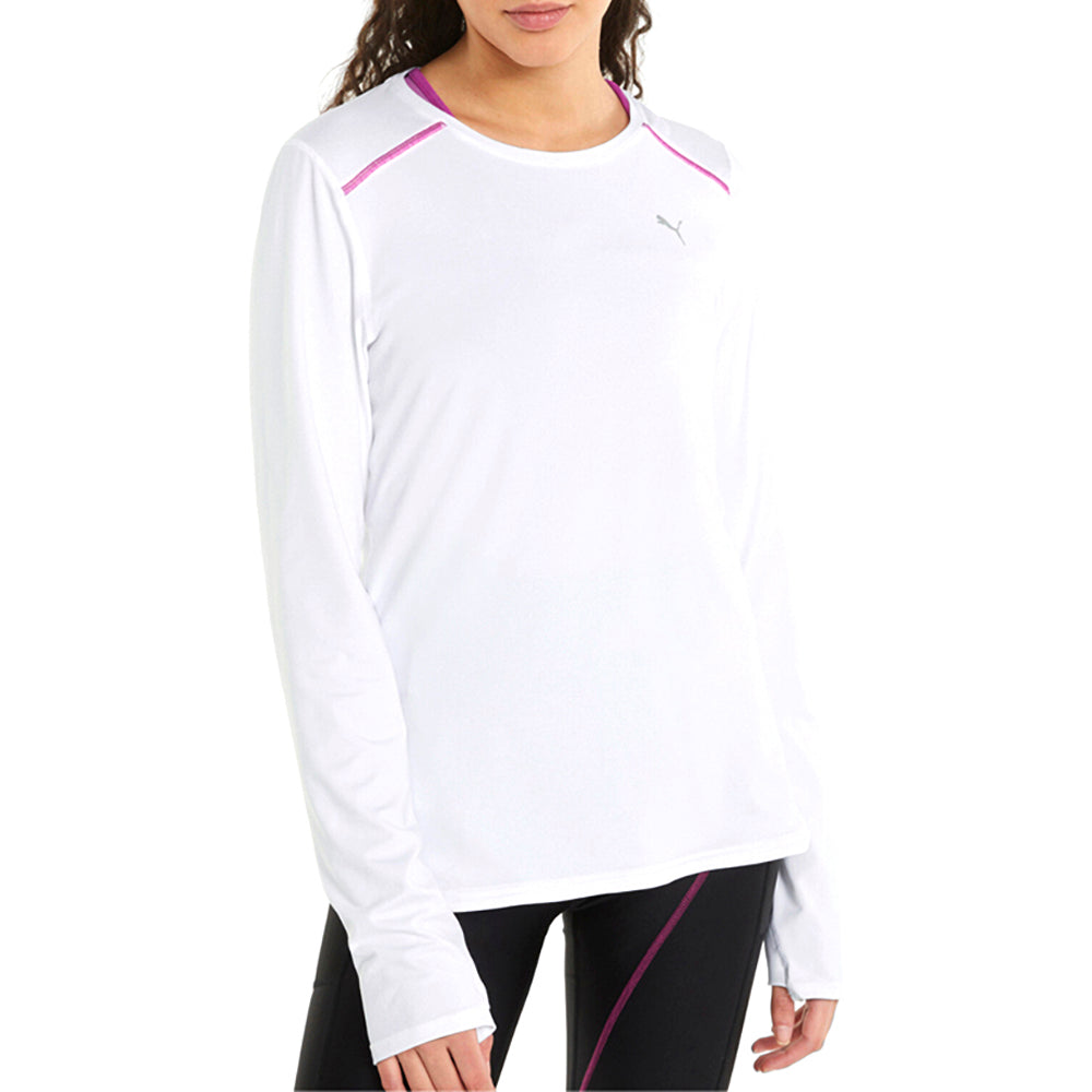 Run Cloudspun Marathon Crew Neck Long Sleeve Athletic T-Shirt