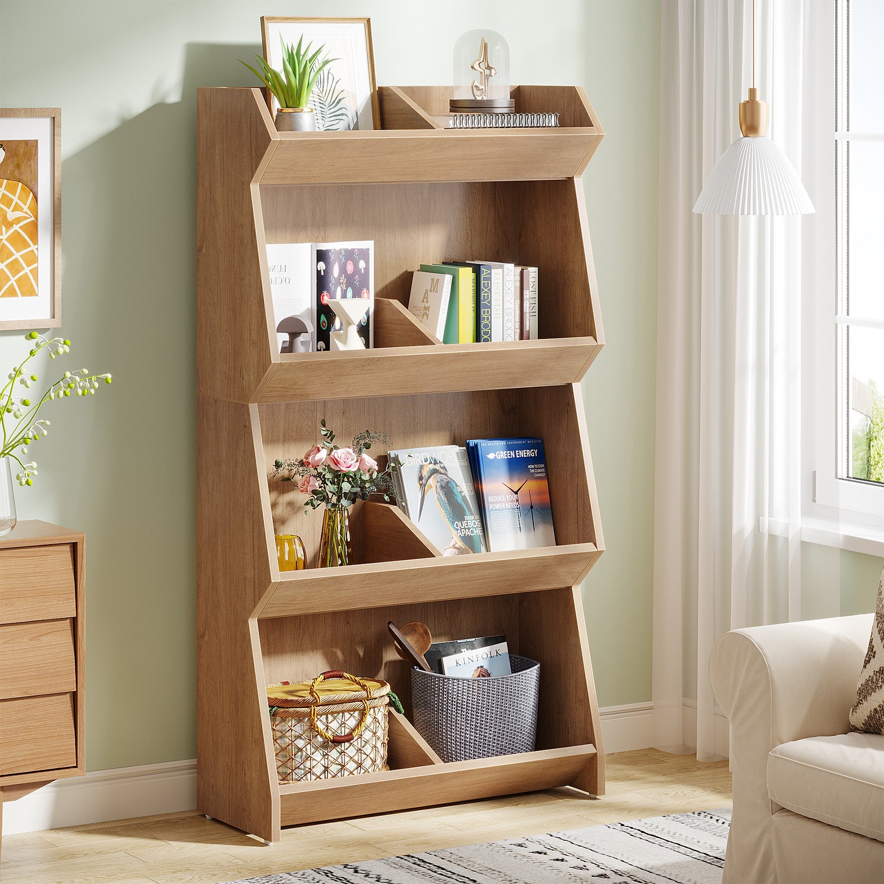 4-Tier Bookcase, 55