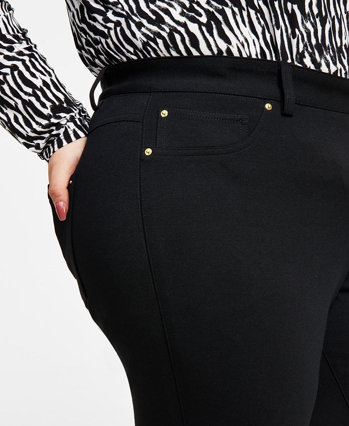 Plus Size Skinny Ponte Pants， Created for Macy's