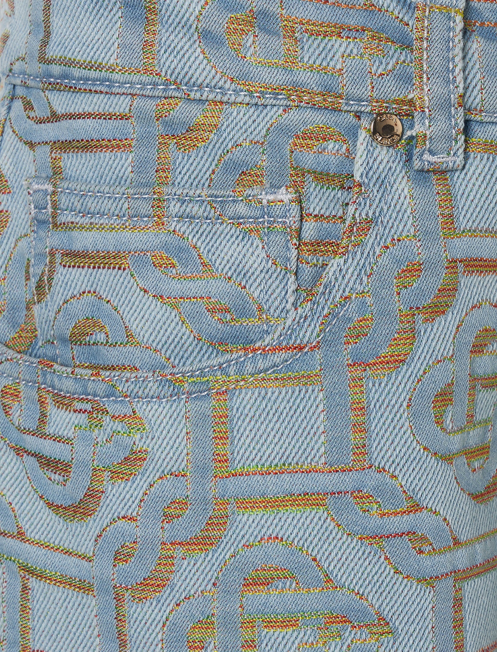 MONOGRAM STRAIGHT JEAN