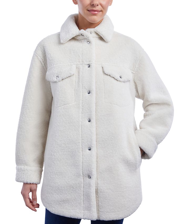 Women's Fleece Shacket， Created for Macy's