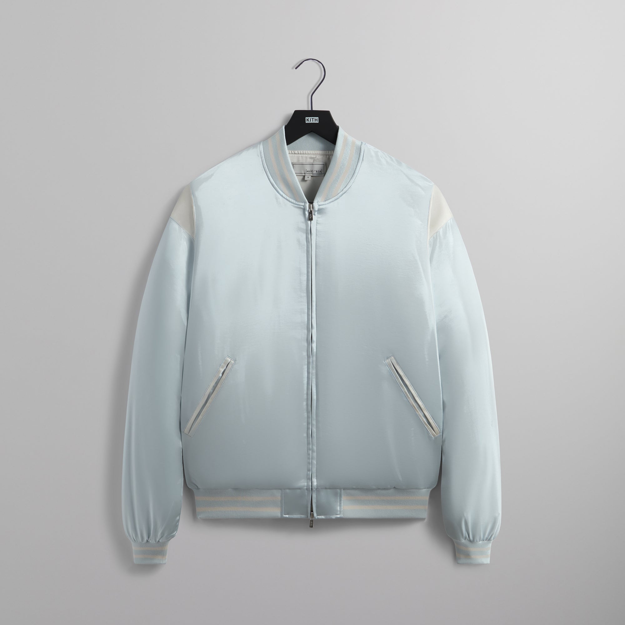 &Kin Vance Satin Bomber Jacket - Melody