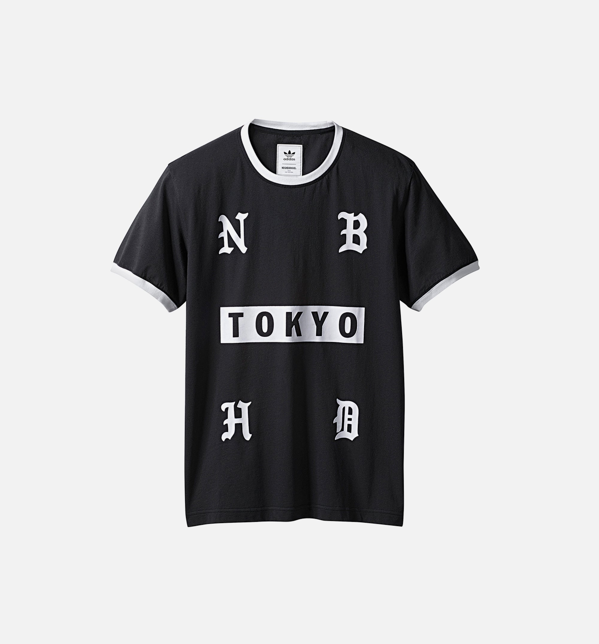 adidas X Neighborhood Collection Mens T-Shirt - Black/White