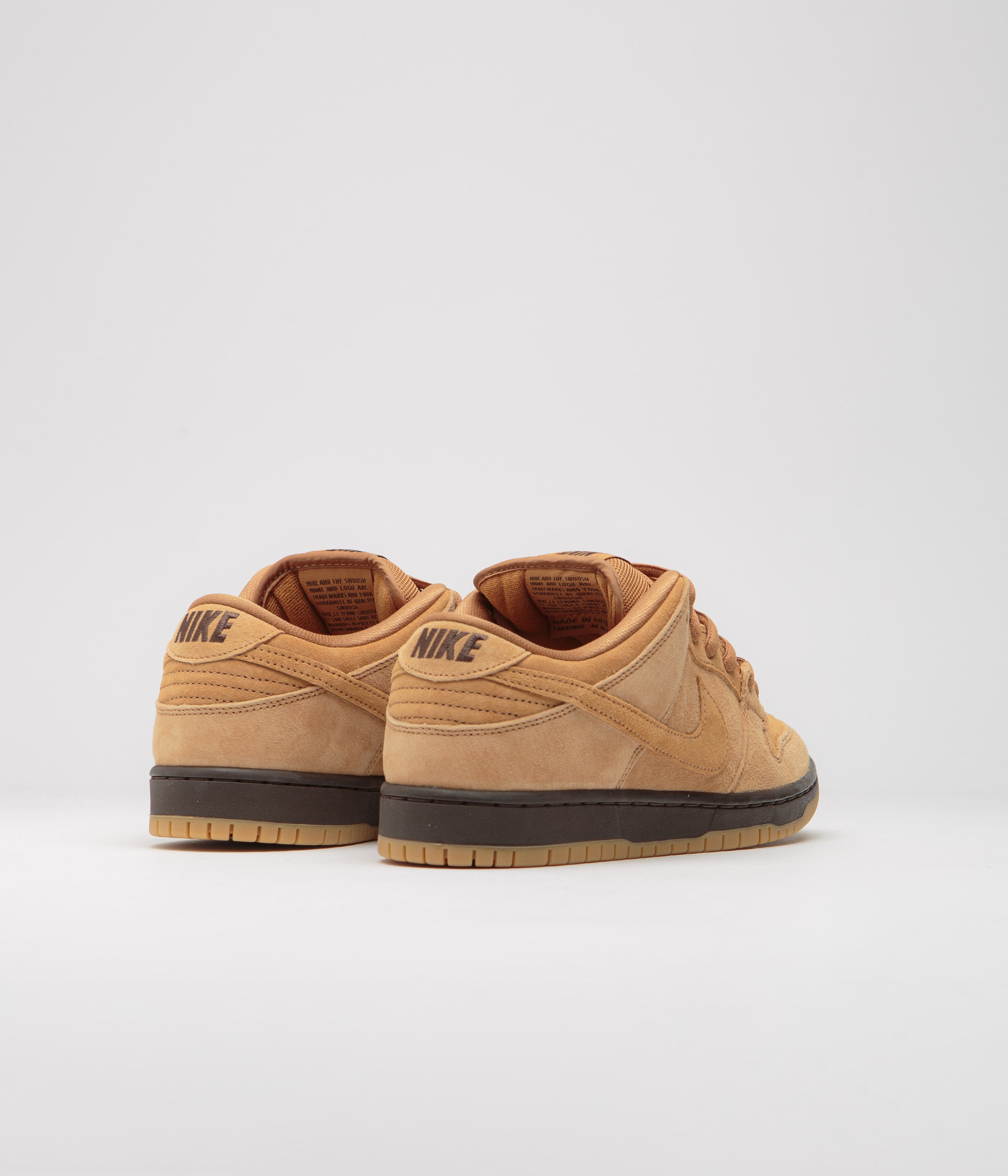 Nike SB Dunk Low Pro 'Wheat' Shoes - Flax / Flax - Flax - Baroque Brown