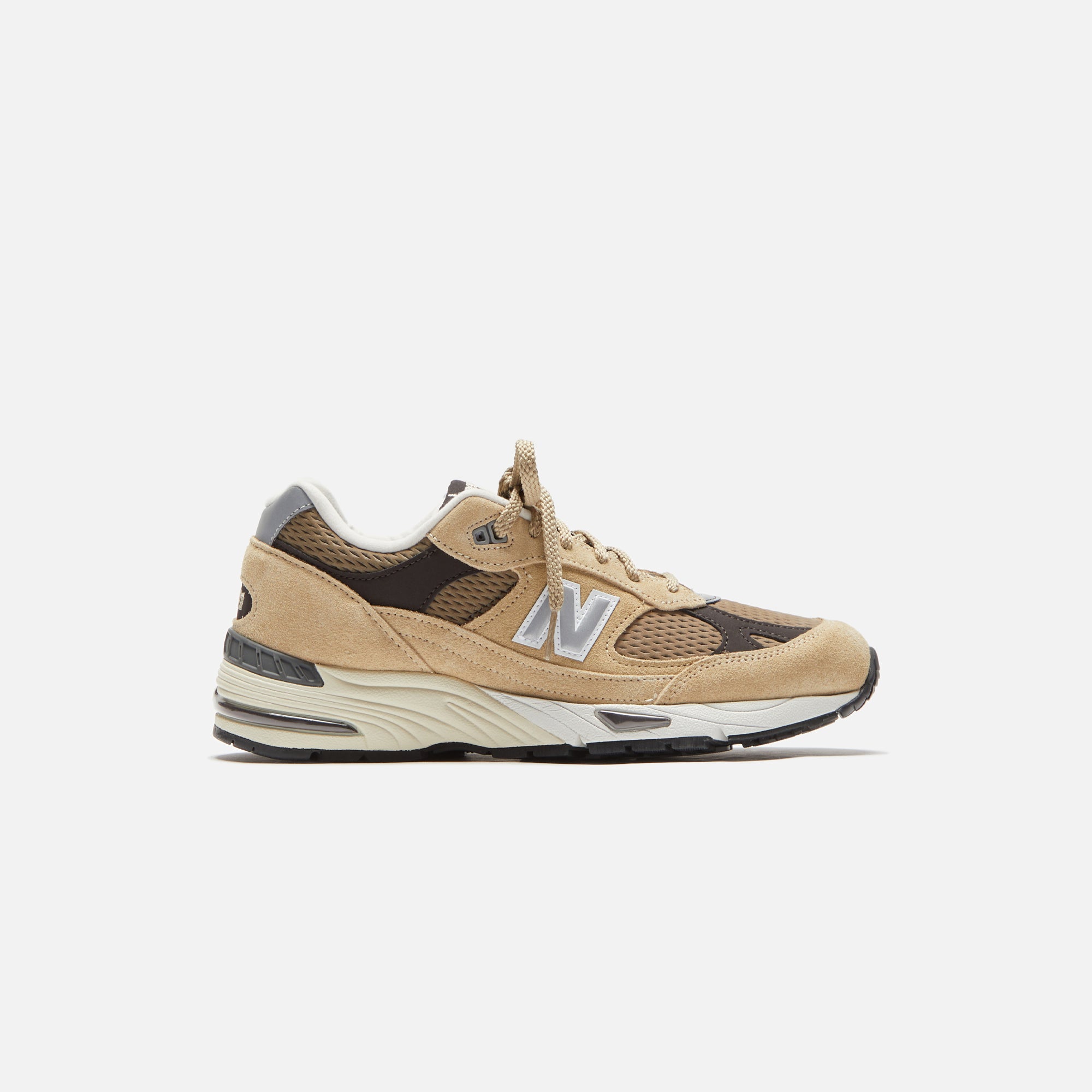 New Balance Made in UK 991v1 Finale - Pale Khaki / Silver Mink / Delicioso