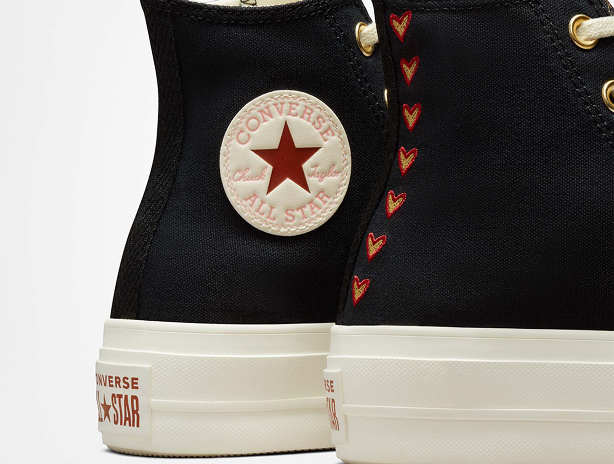 Converse Chuck Taylor Plataforma Womens Negro