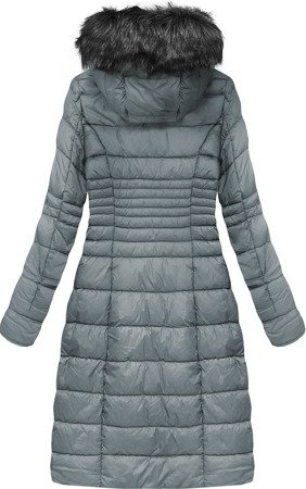 WOMEN'S WINTER GRAY HOODED -JACKET