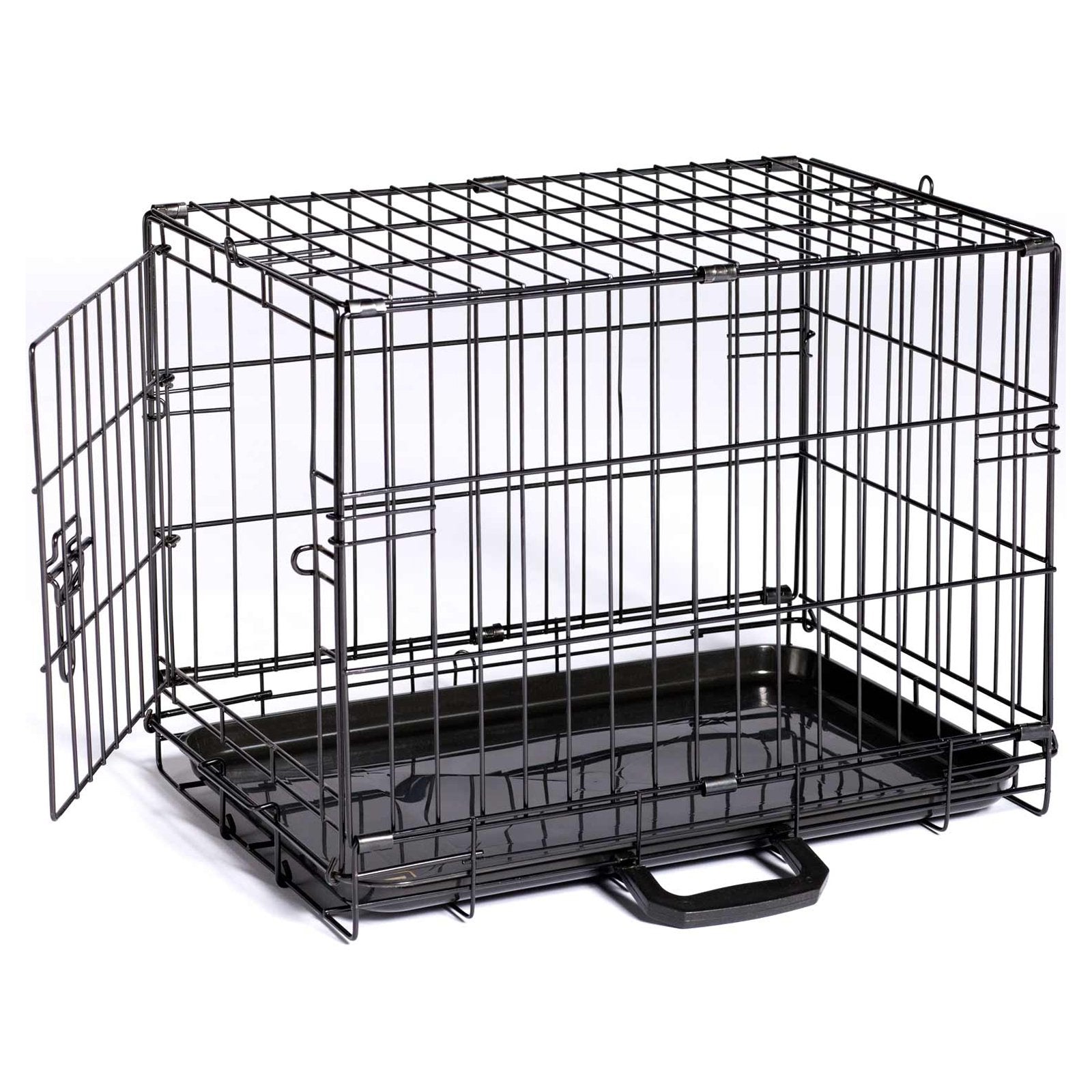 Prevue Pet Products Folding Dog Crate， Black， Small， 30.50