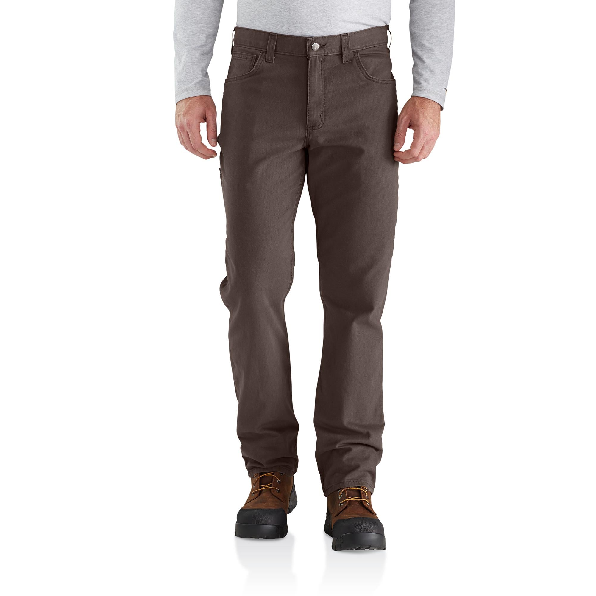 Carhartt Men's Rugged Flex® Rigby Five Pocket Pant_Dark Coffee