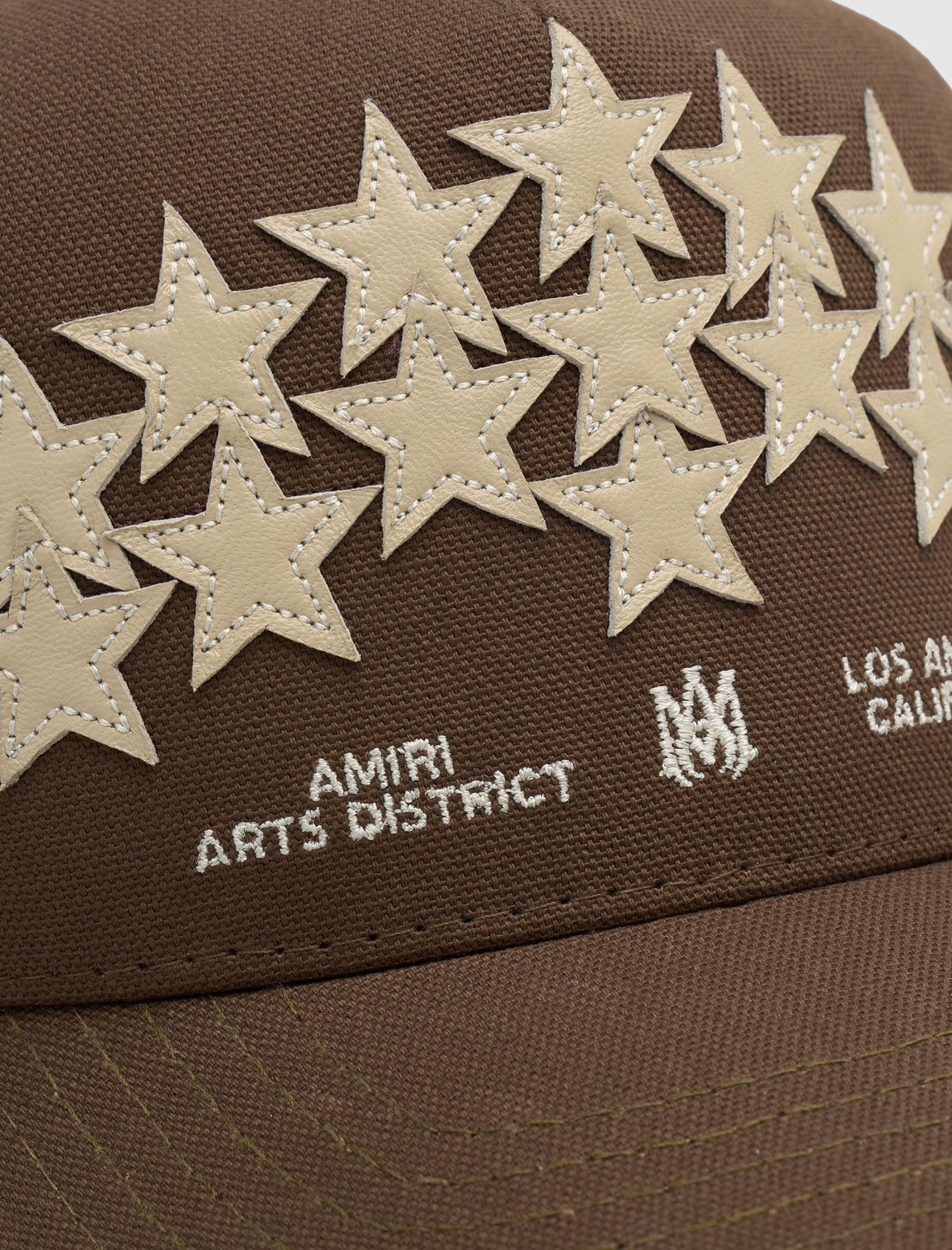 LEATHER STAR TRUCKER HAT