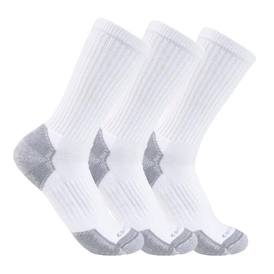 Carhartt Men's Midweight Cotton Blend Crew Sock 3-Pack