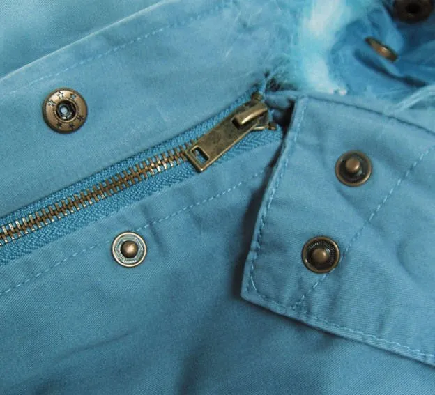 WOMEN'S WINTER PARKA BLUE