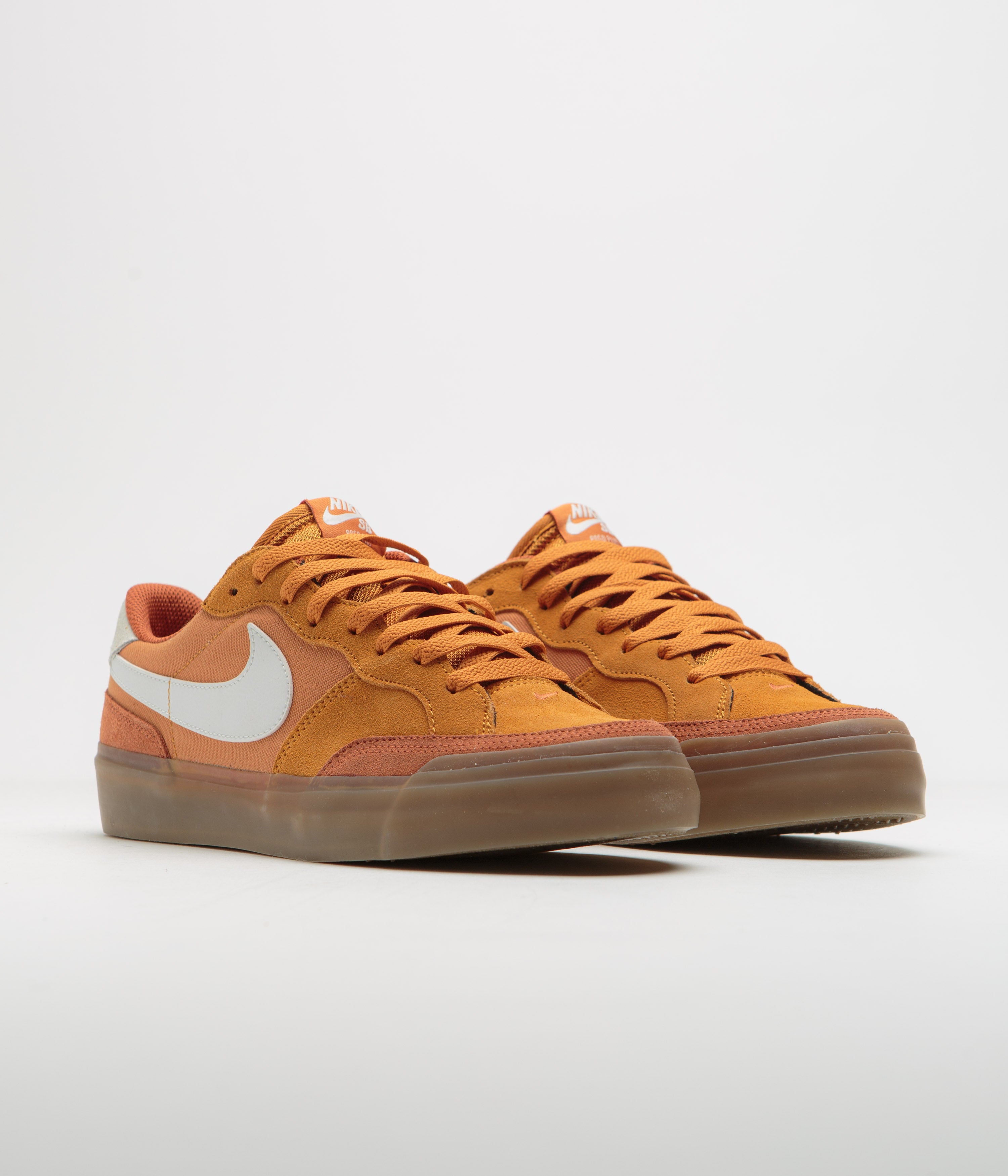 Nike SB Pogo Plus Shoes - Monarch / Summit White - Burnt Sunrise