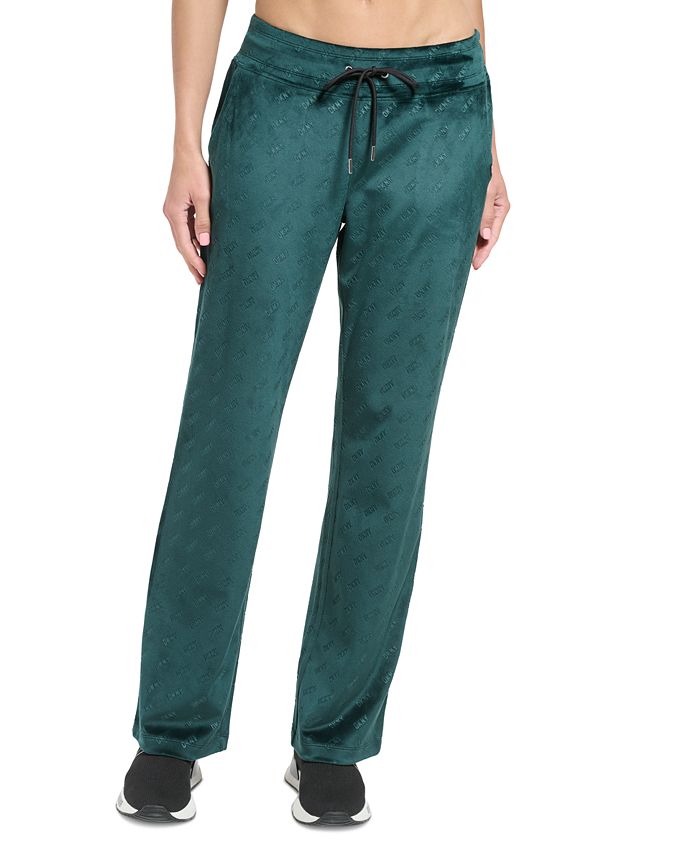 Women's Platinum Velour Logo Pull-On Pants