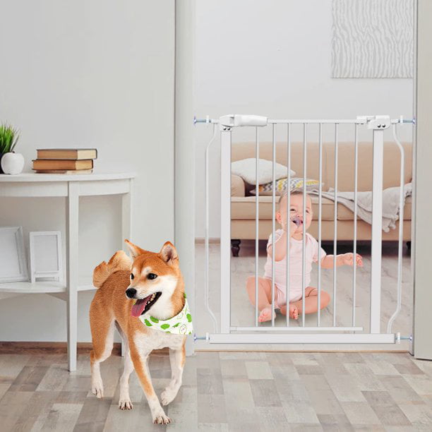 4.7inch Extensions for Extra Wide and Tall Baby Gate with Auto-Close and Hold-Open Features， Easy Walk Thru Indoor Safety Gate Extension Kit， Pet Gates Extension，Dog Gates Extension