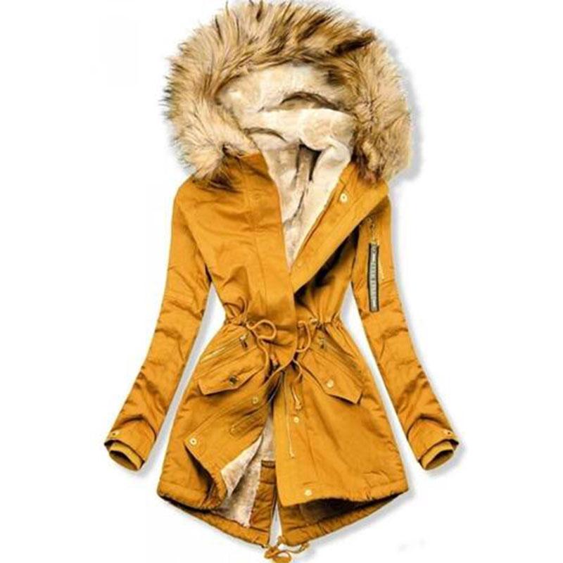 Winter Zipper Parka Coat