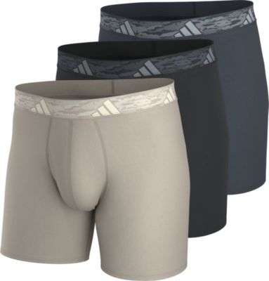 adidas Men's Microfiber 3-Pack Boxer Brief