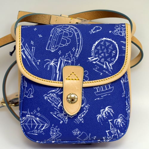 Disney Dooney and Bourke Bag - Disney World Blue Disneyana - Crossbody