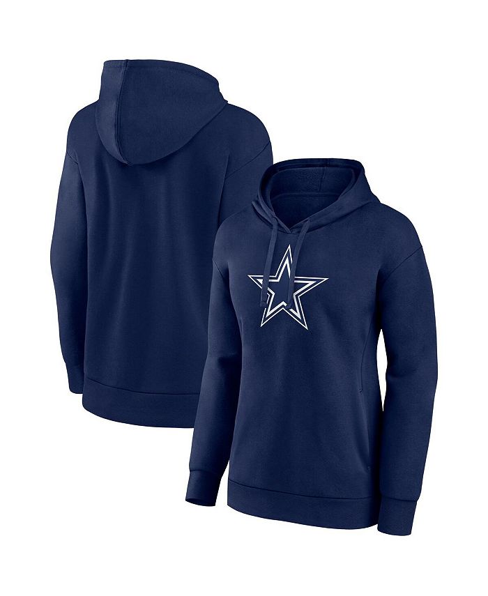 Women's Branded Navy Dallas Cowboys Team Primary Logo Pullover Hoodie