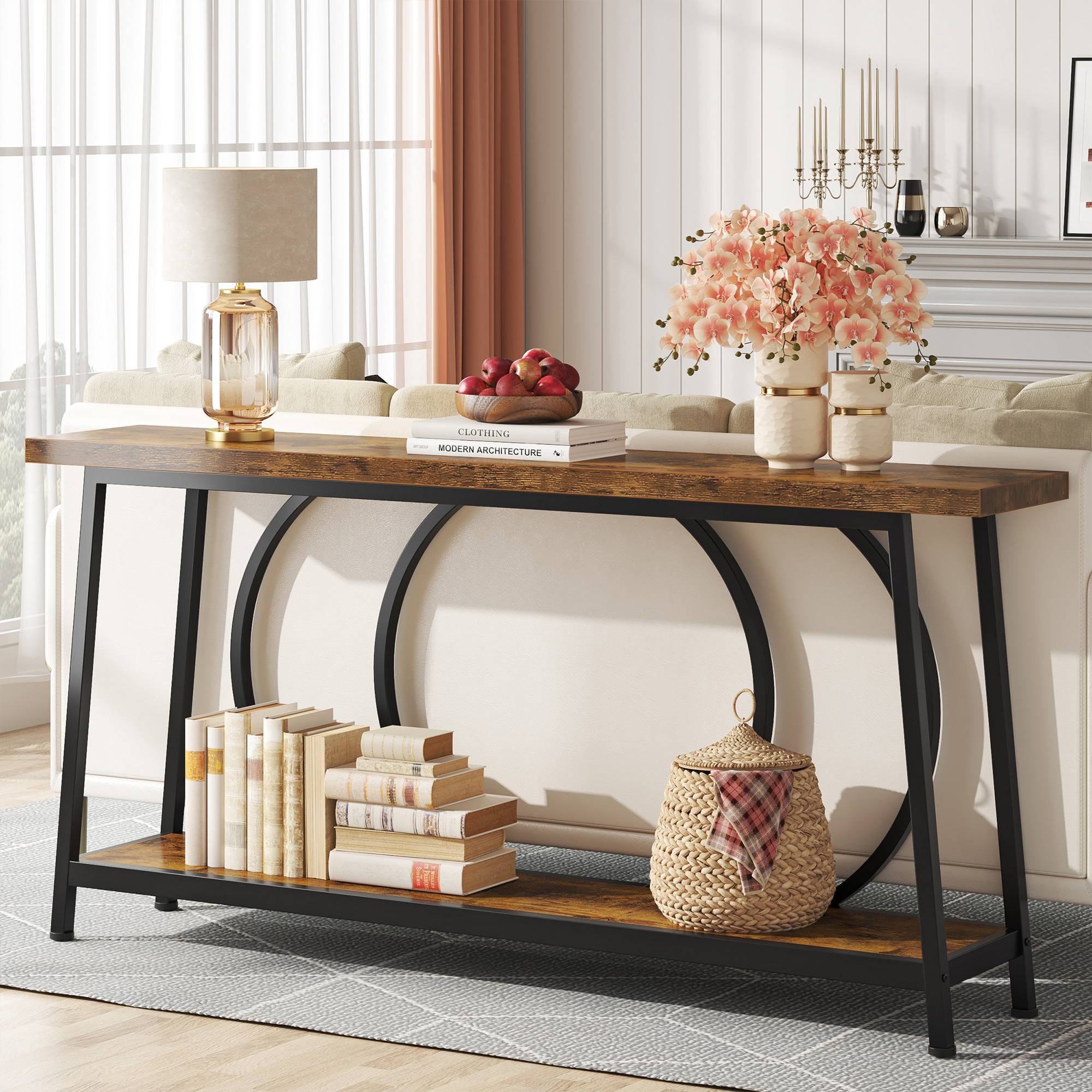 2-Tier Console Table, 70.9