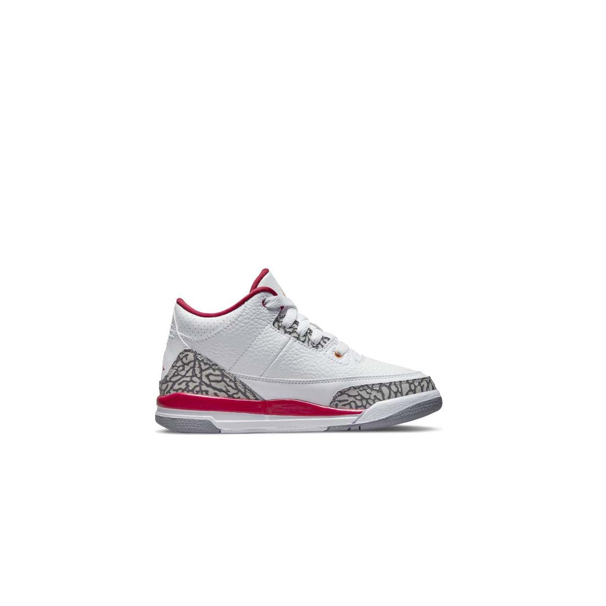 Kid's Air Jordan 3 Retro 'Cardinal Red'