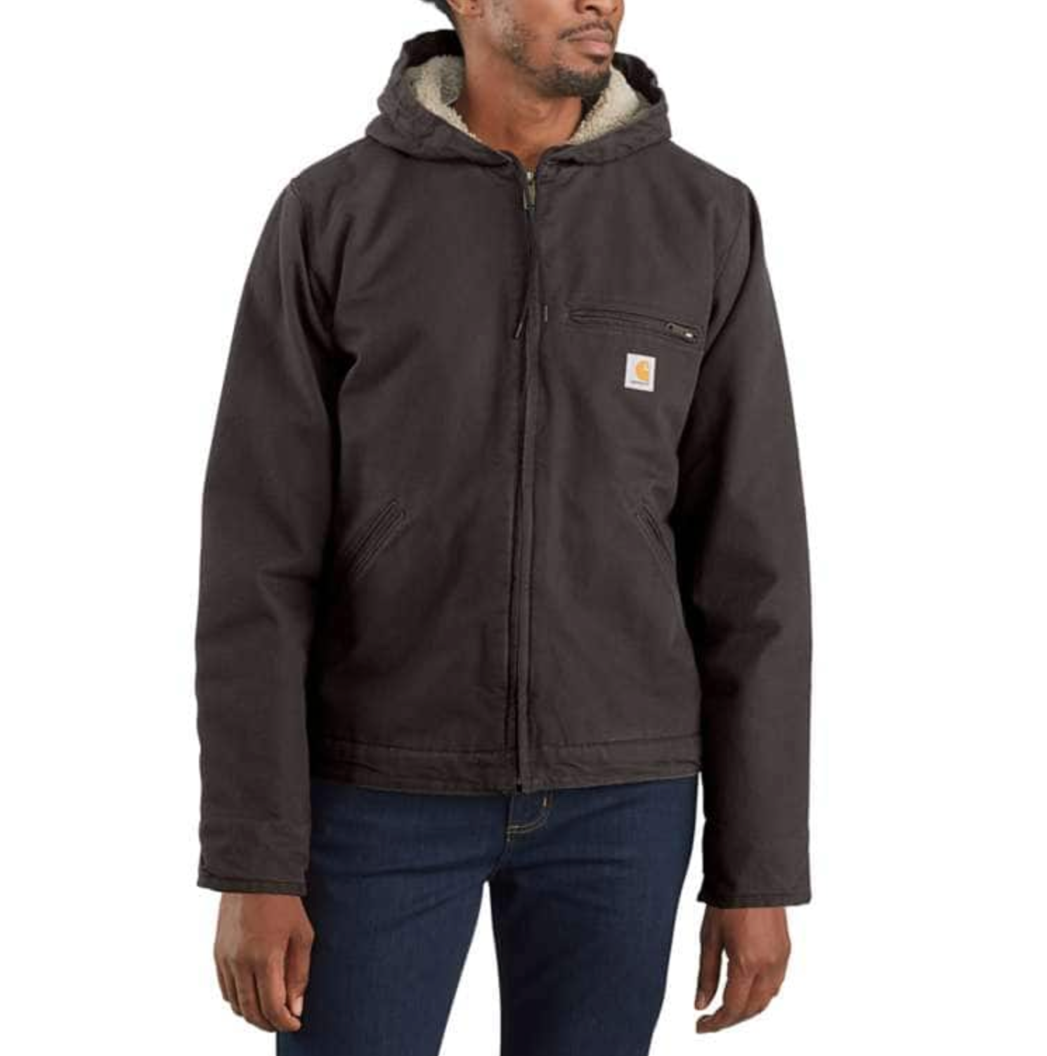 Carhartt Men's Duck Sherpa-Lined Jacket