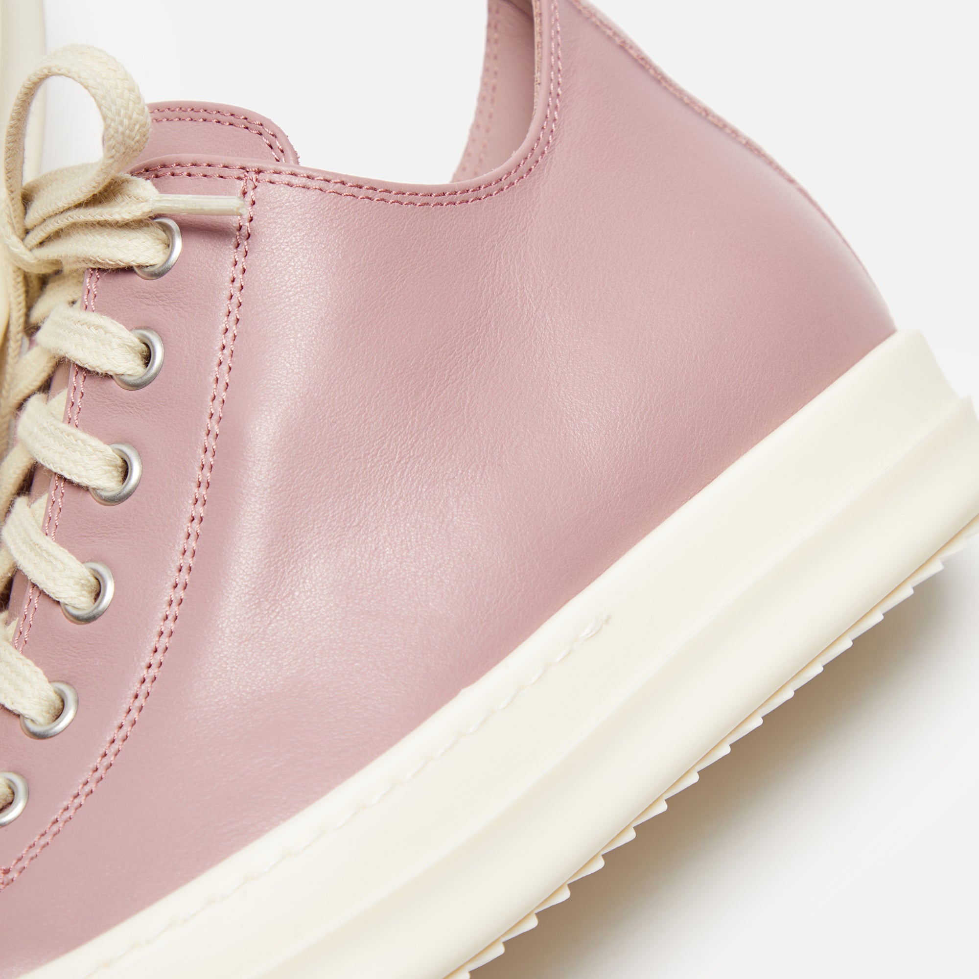 Rick Owens Low Top Sneakers – Pink / Milk