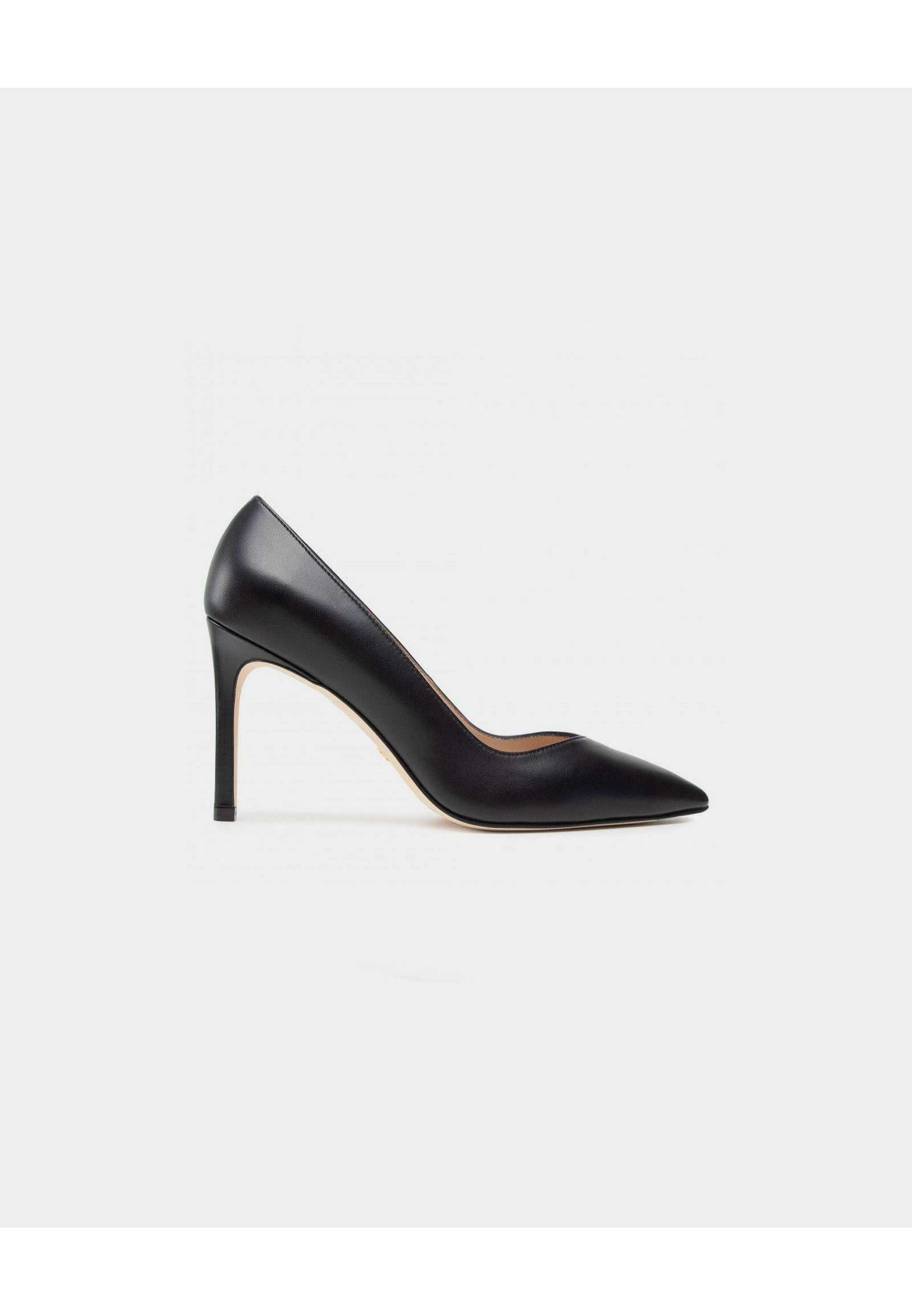 Décolleté Anny pelle nera