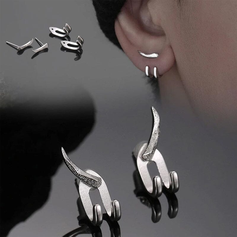 Detachable Dual Stud Earrings