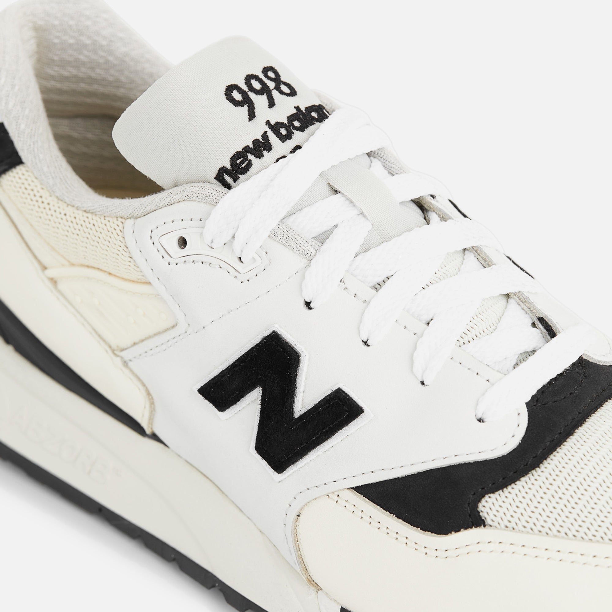 New Balance Made in USA 998 - White / Cream / Black