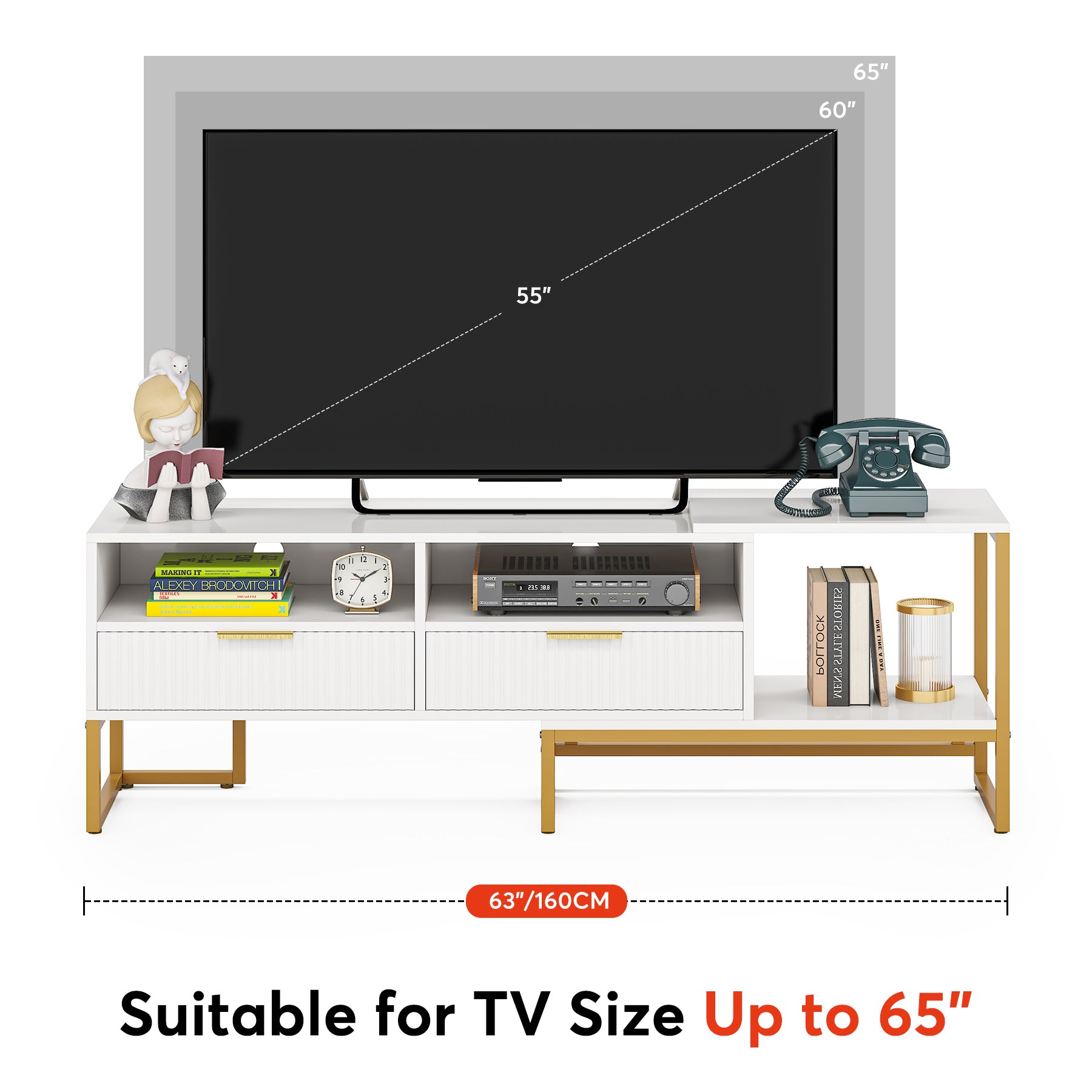 Modern TV Stand, 63