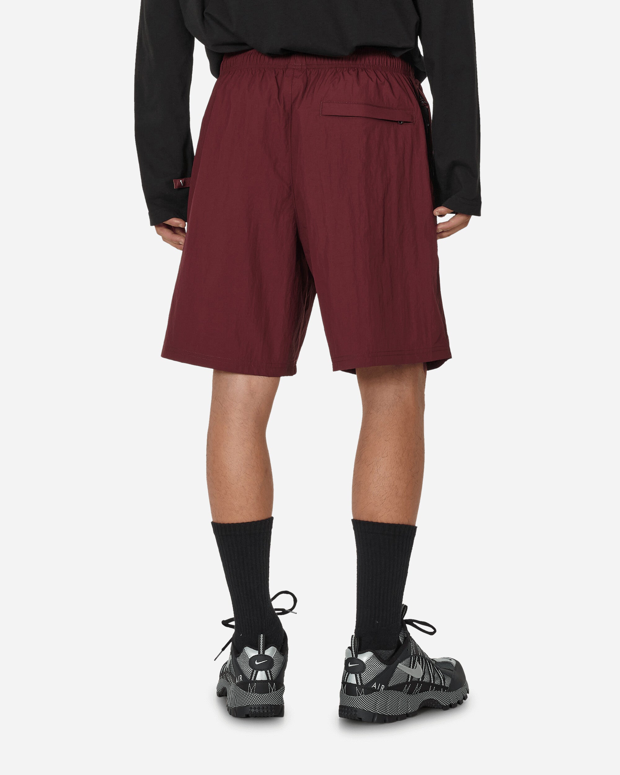 Solo Swoosh Woven Shorts Night Maroon