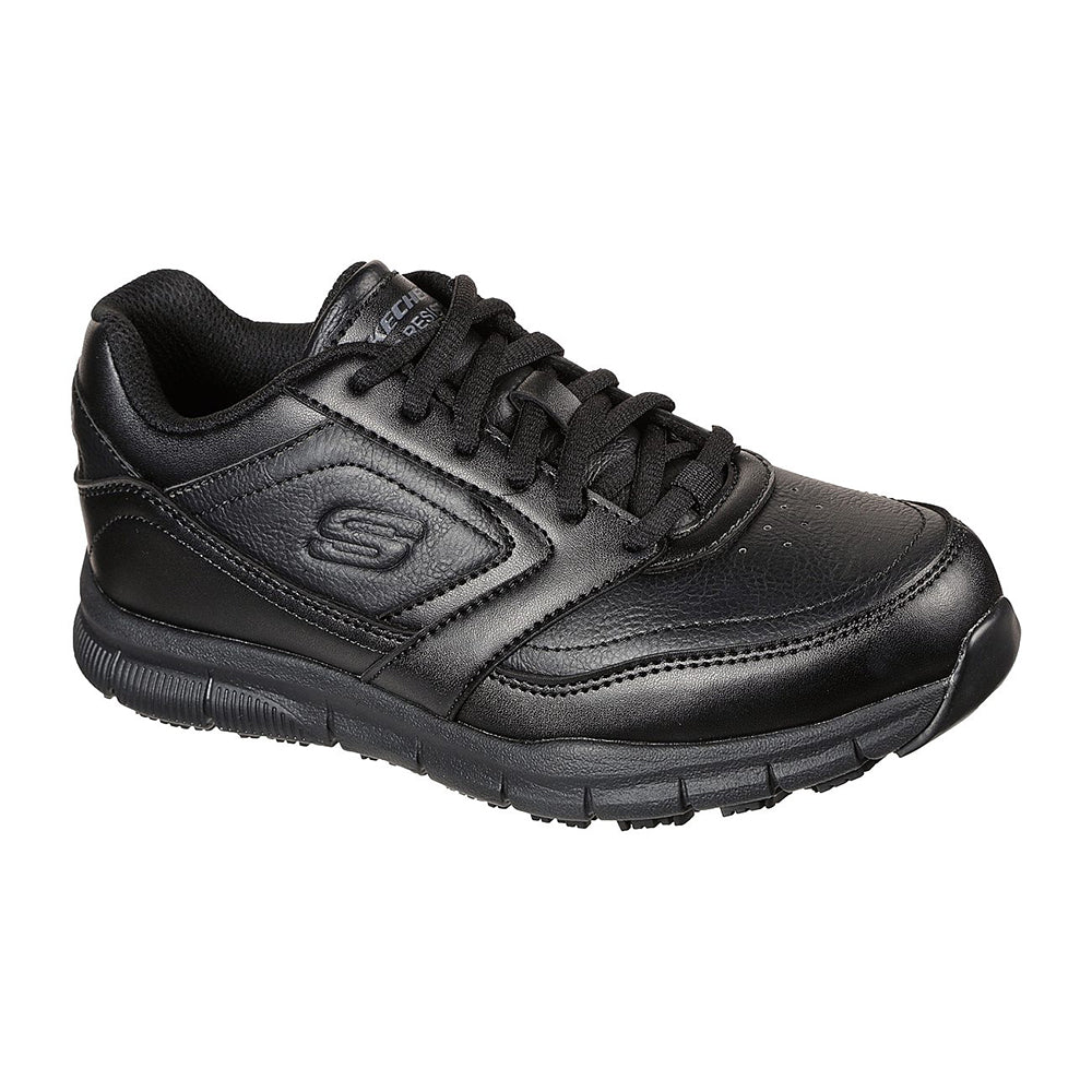 Skechers Women Work Nampa Slip Resistant Shoes - 77235-BLK