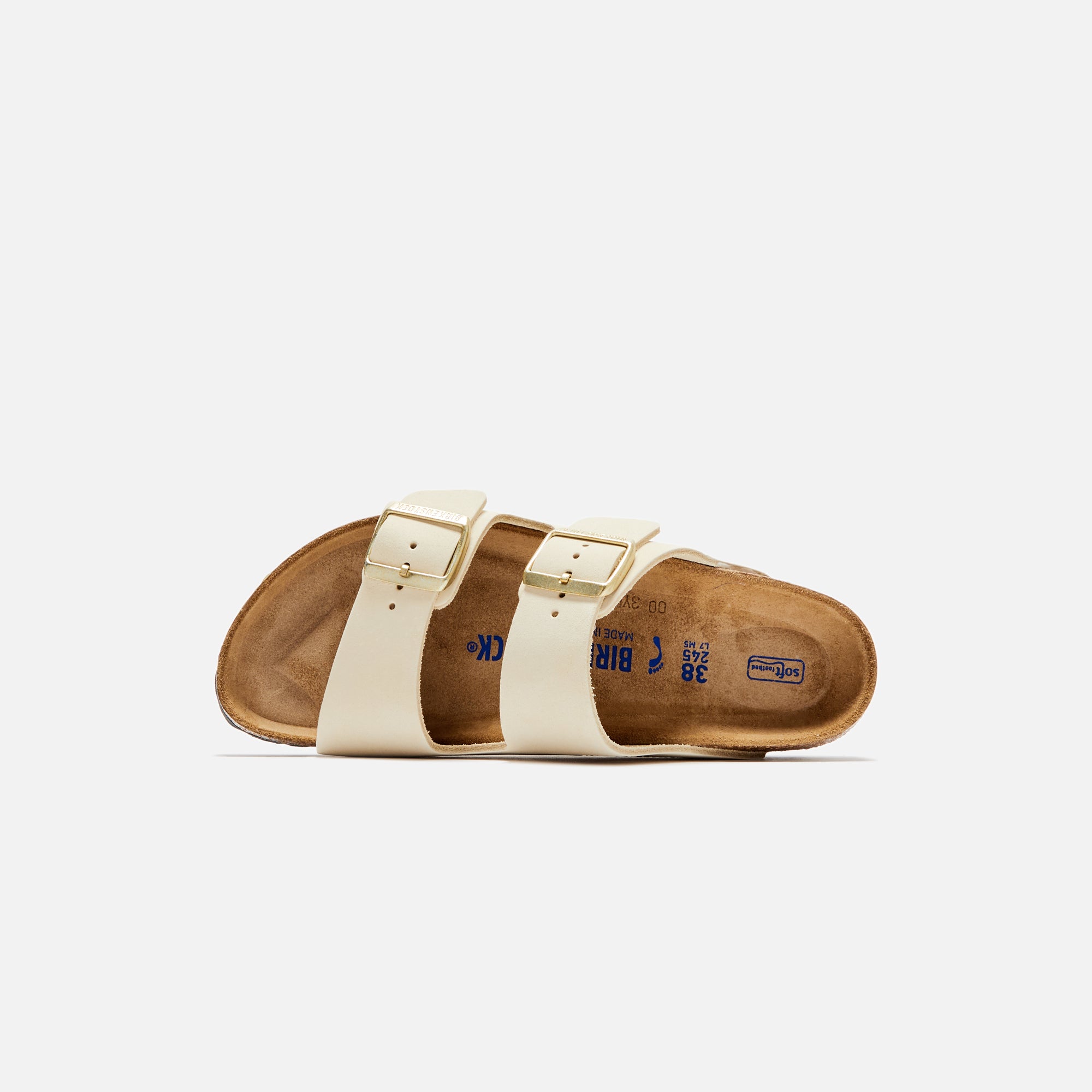 Birkenstock Arizona Soft Footbed - Nubuck / Ecru