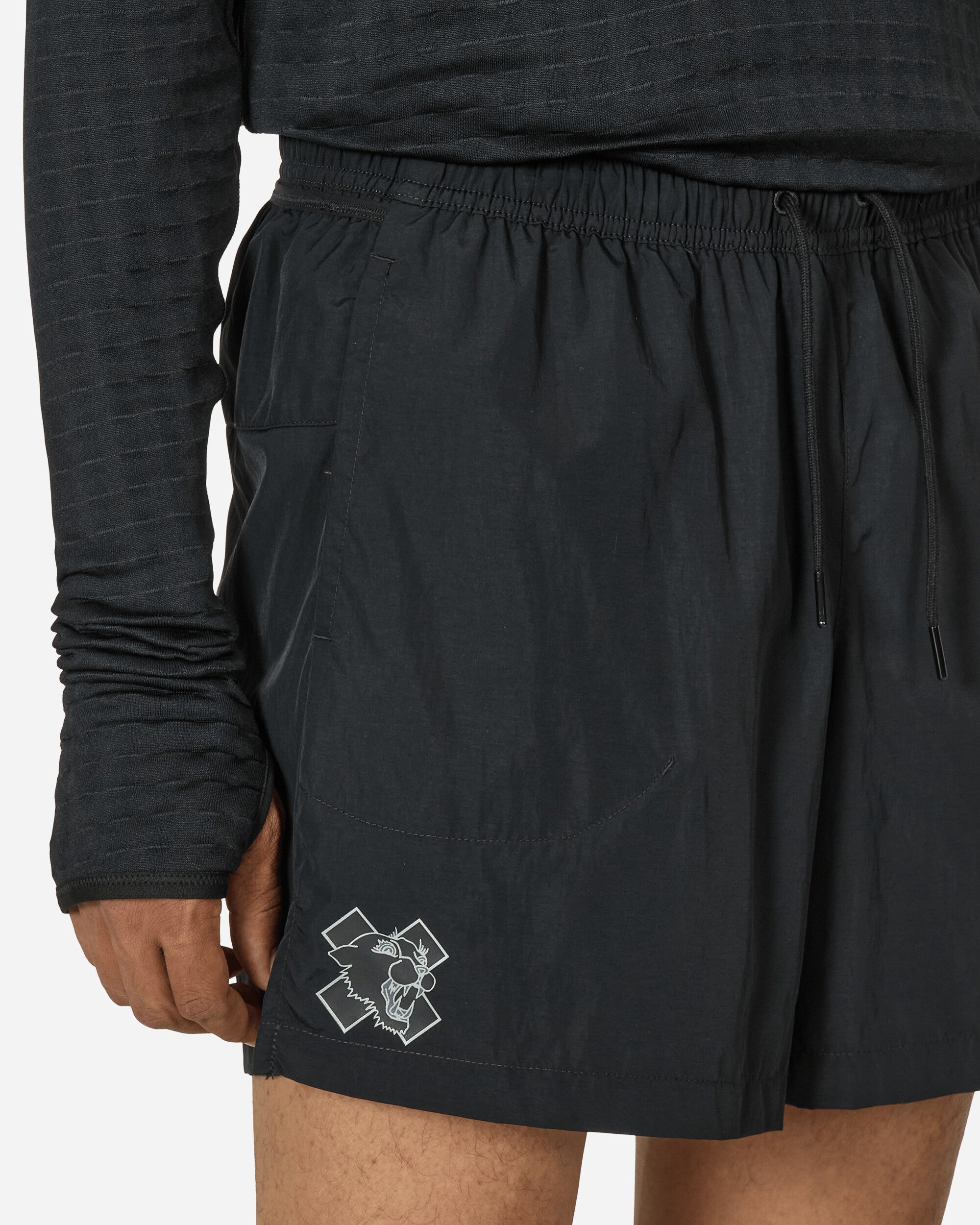 Patta Running Team Shorts Black