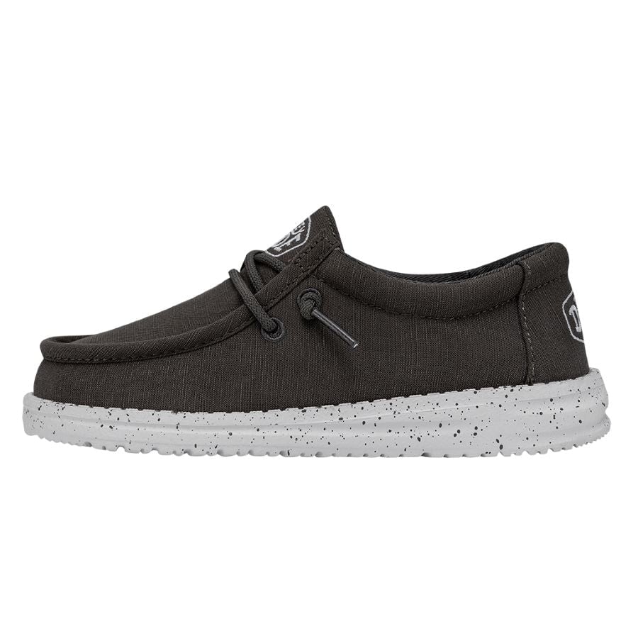 Wally Youth Slub Canvas - Dark Grey