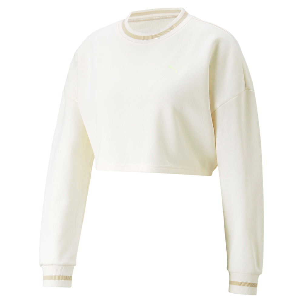 OA X Cropped Crew Neck Sweatshirt