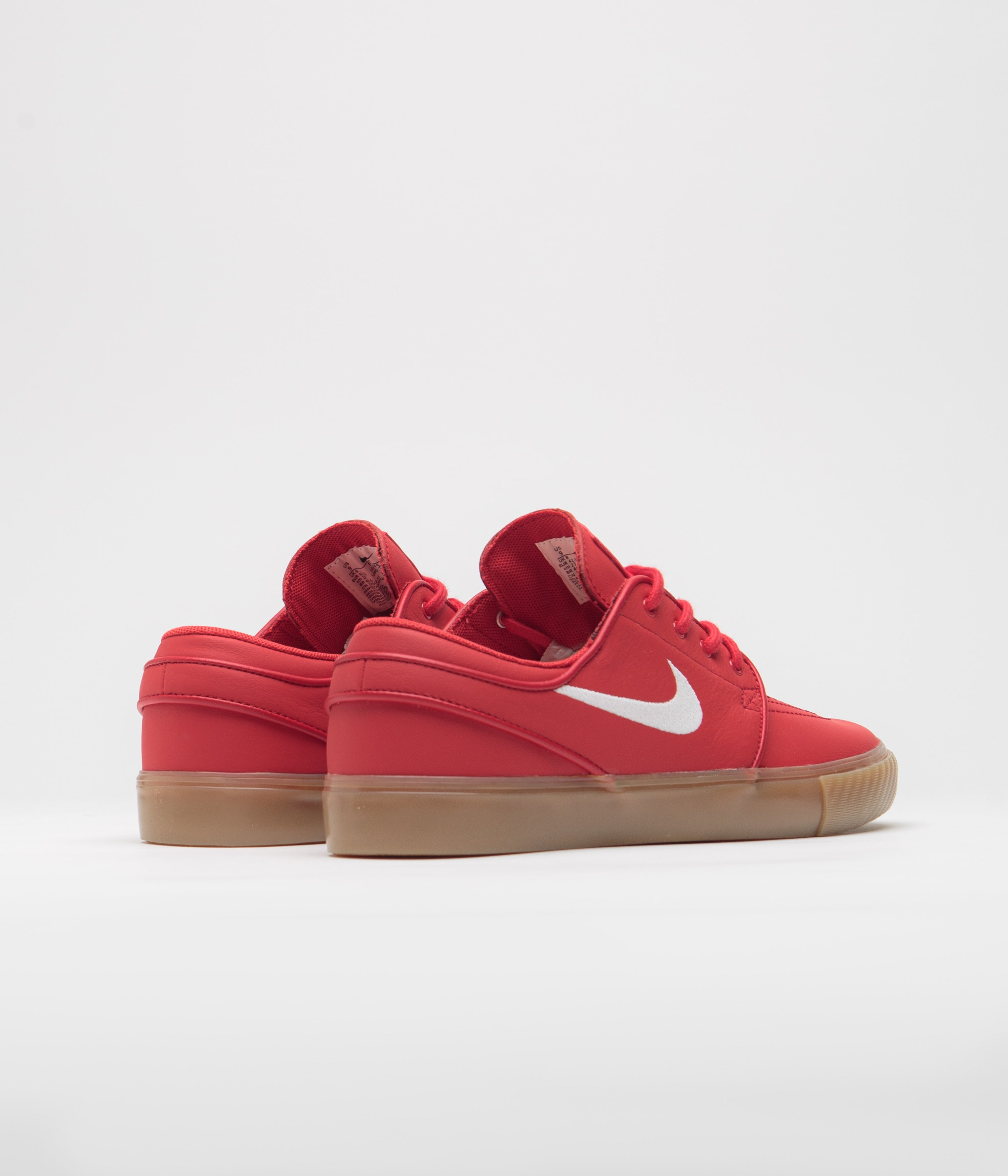 Nike SB Orange Label Janoski Shoes - University Red / White - University Red