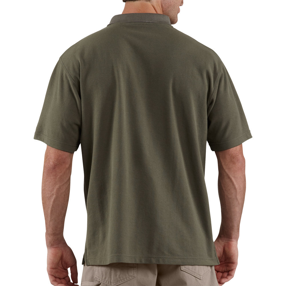 Carhartt Men's Contractor Short Sleeve Pocket Polo