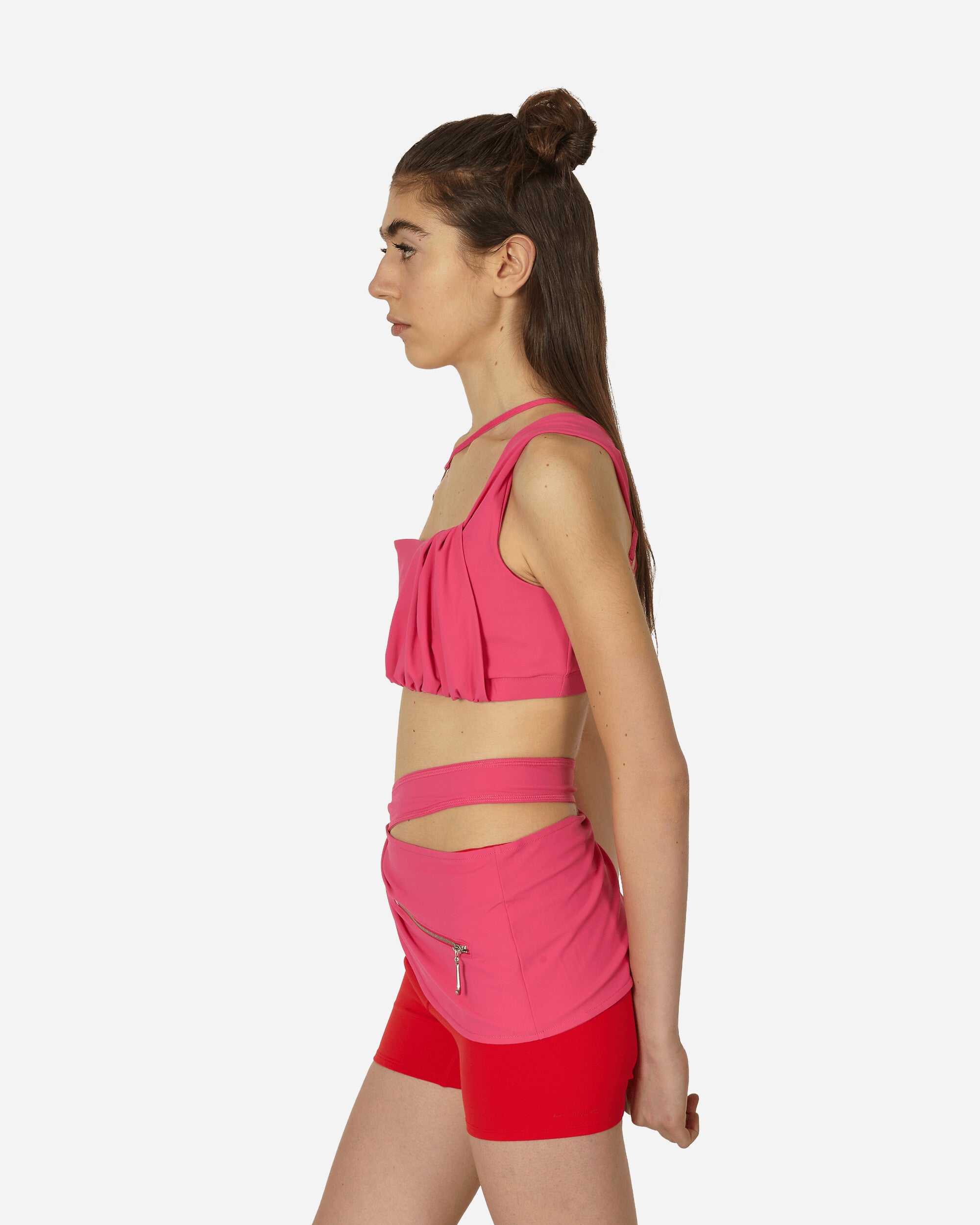 JACQUEMUS Asymmetrical Top Watermelon