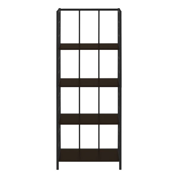 Bookshelf， Bookcase， Etagere， 4 Tier， 62