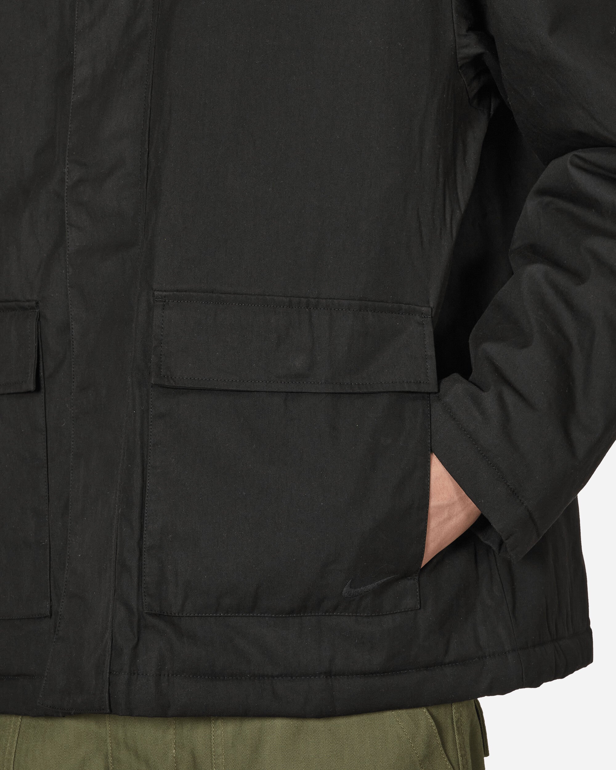 Waxed Canvas Work Jacket Black