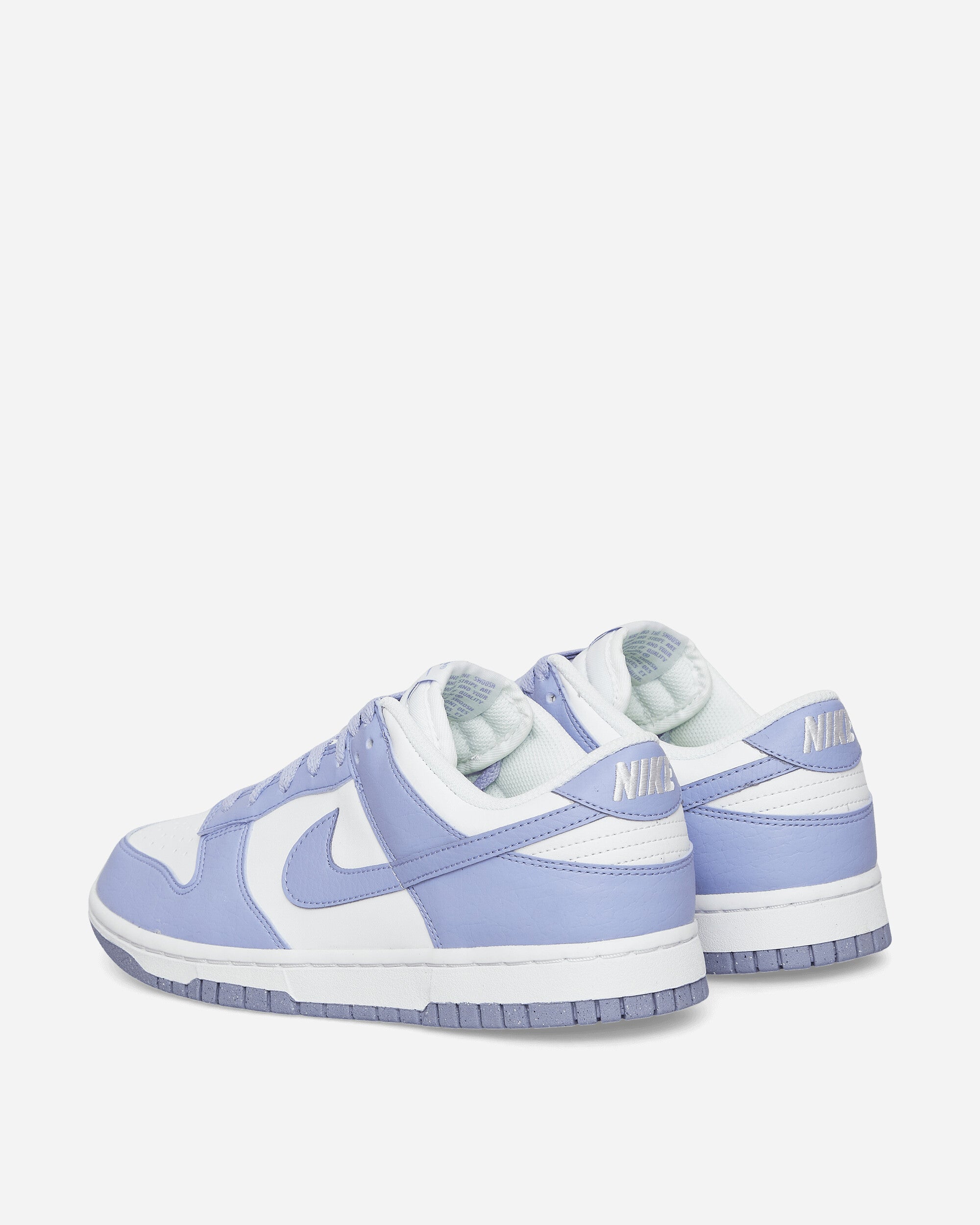 WMNS Dunk Low Next Nature Sneakers White / Light Thistle