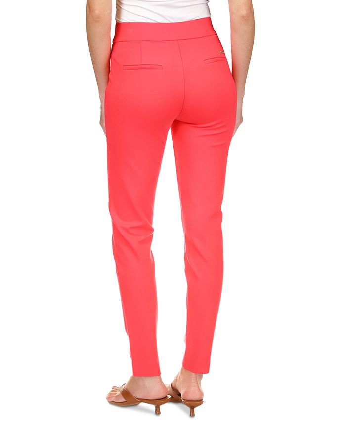 Petite Zip-Pocket Pull-On Trousers
