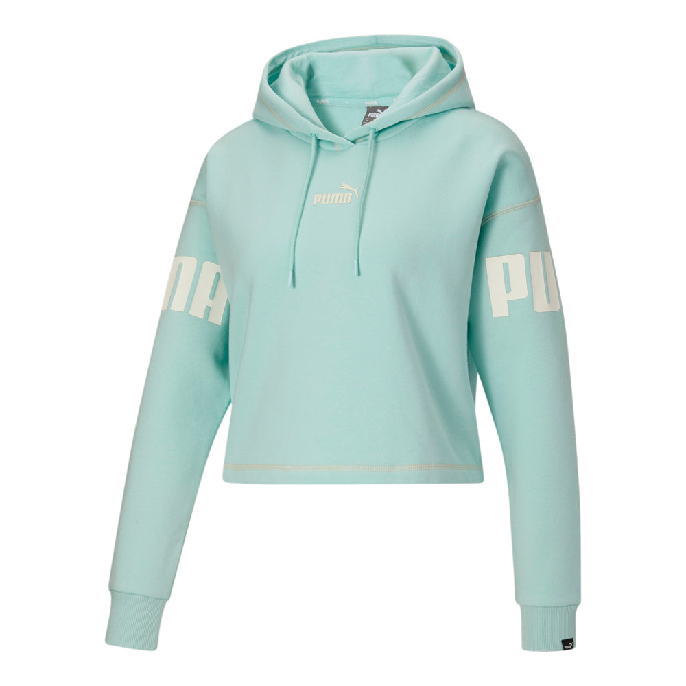 Power Cropped Logo Pullover Hoodie