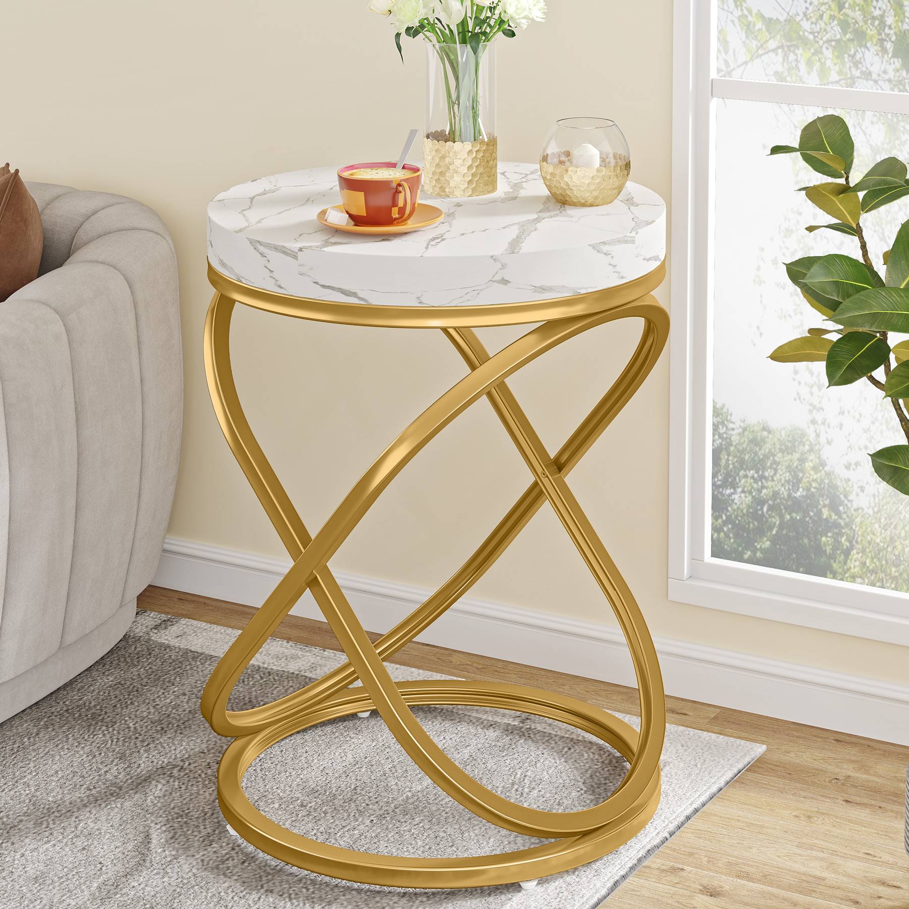 Round End Table, 26