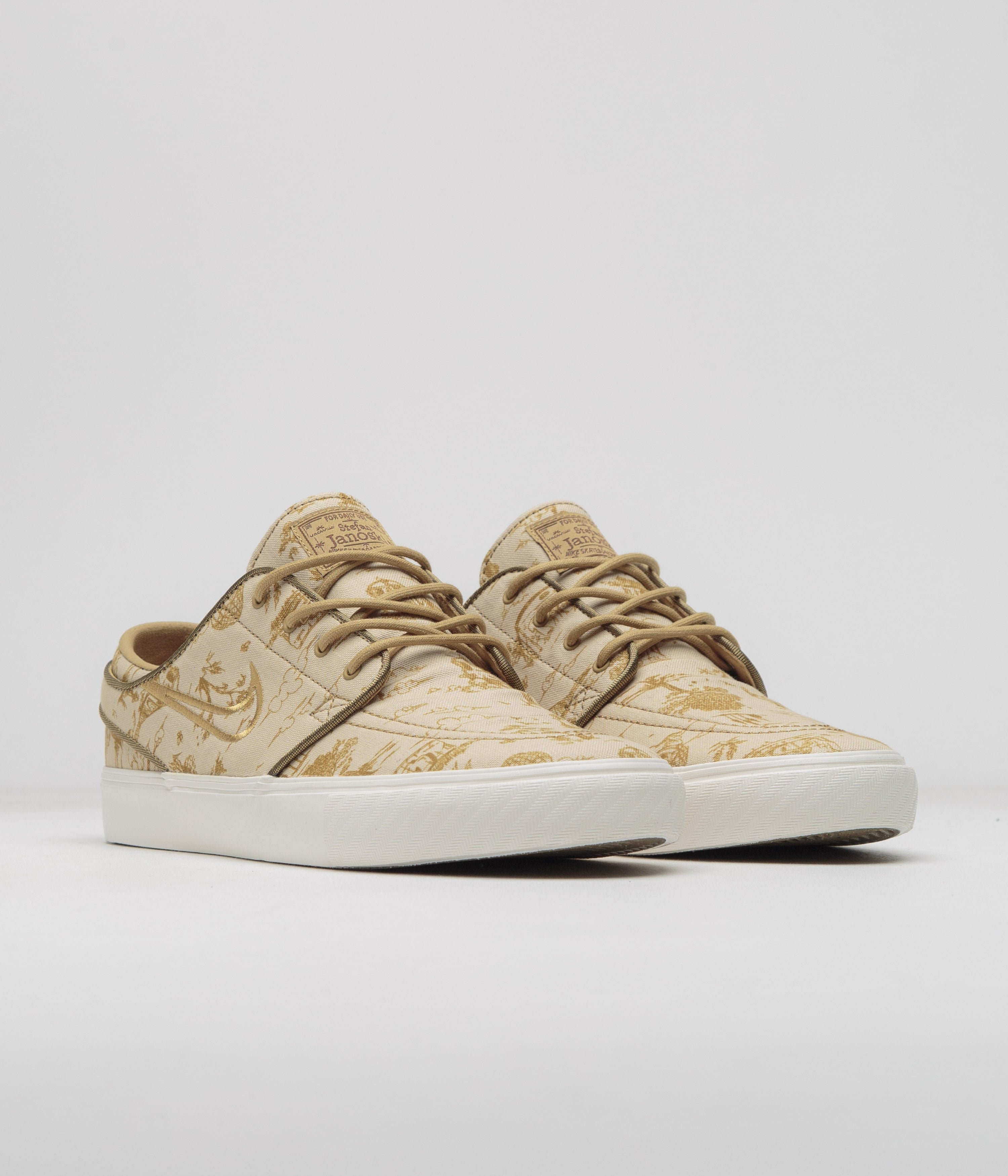 Nike SB City of Style Janoski OG+ Premium Shoes - Sesame / Gold - Bronzine - Sail