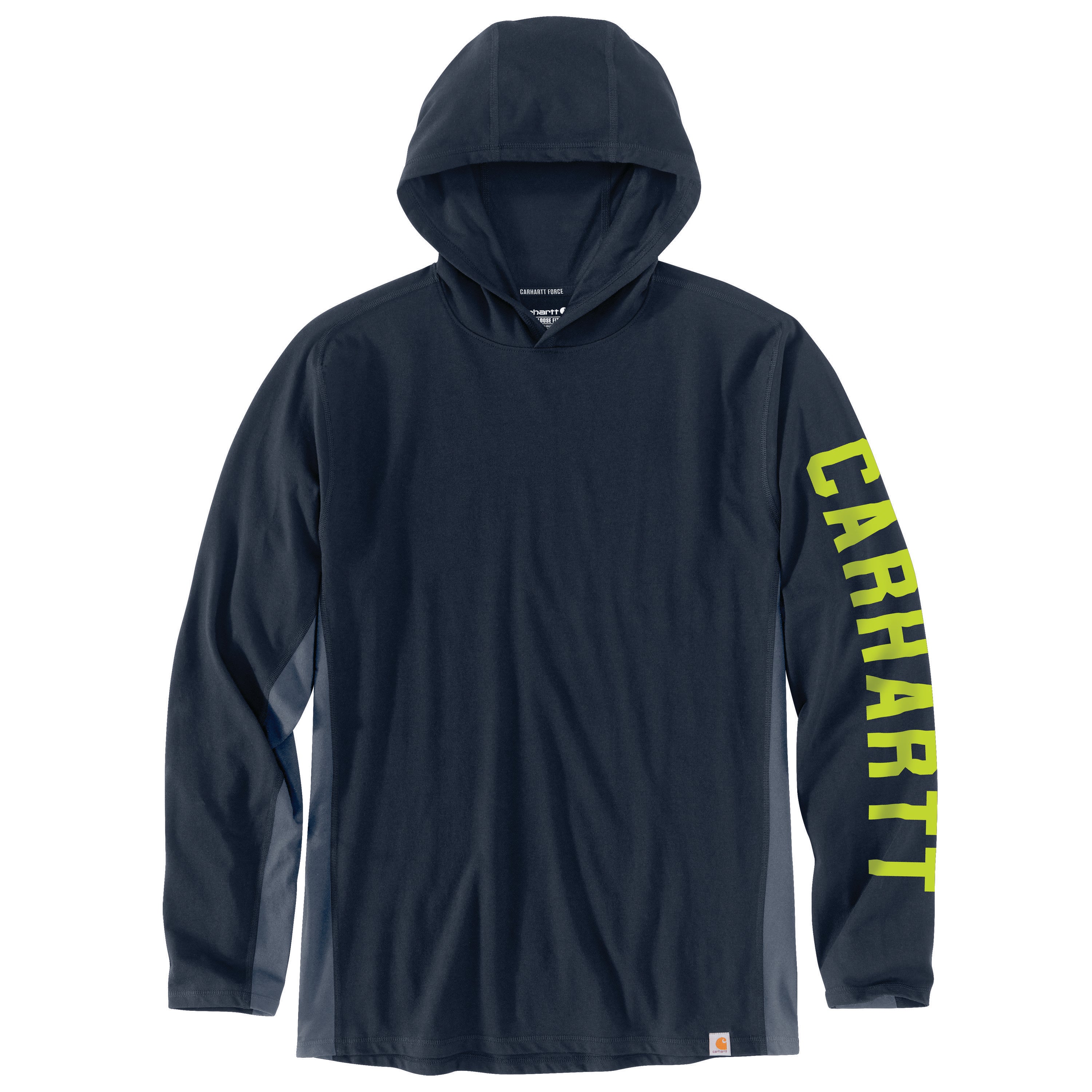 Carhartt Men's Force® Relaxed Fit Long Sleeve Logo Graphic Hooded Tee