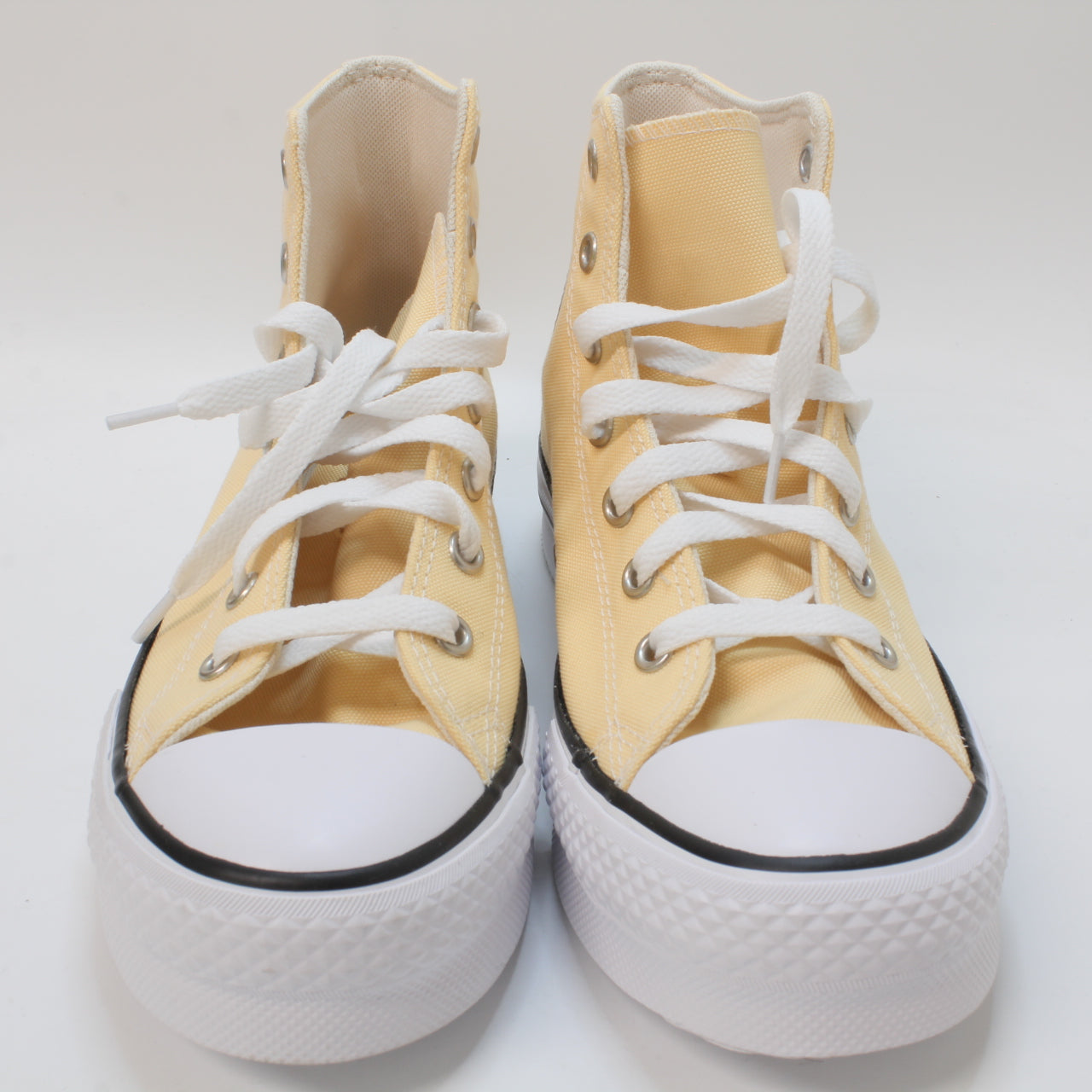 Kids Converse All Star Eva Lift Hi Jnr Sunny Oasis White Black Uk Size 4