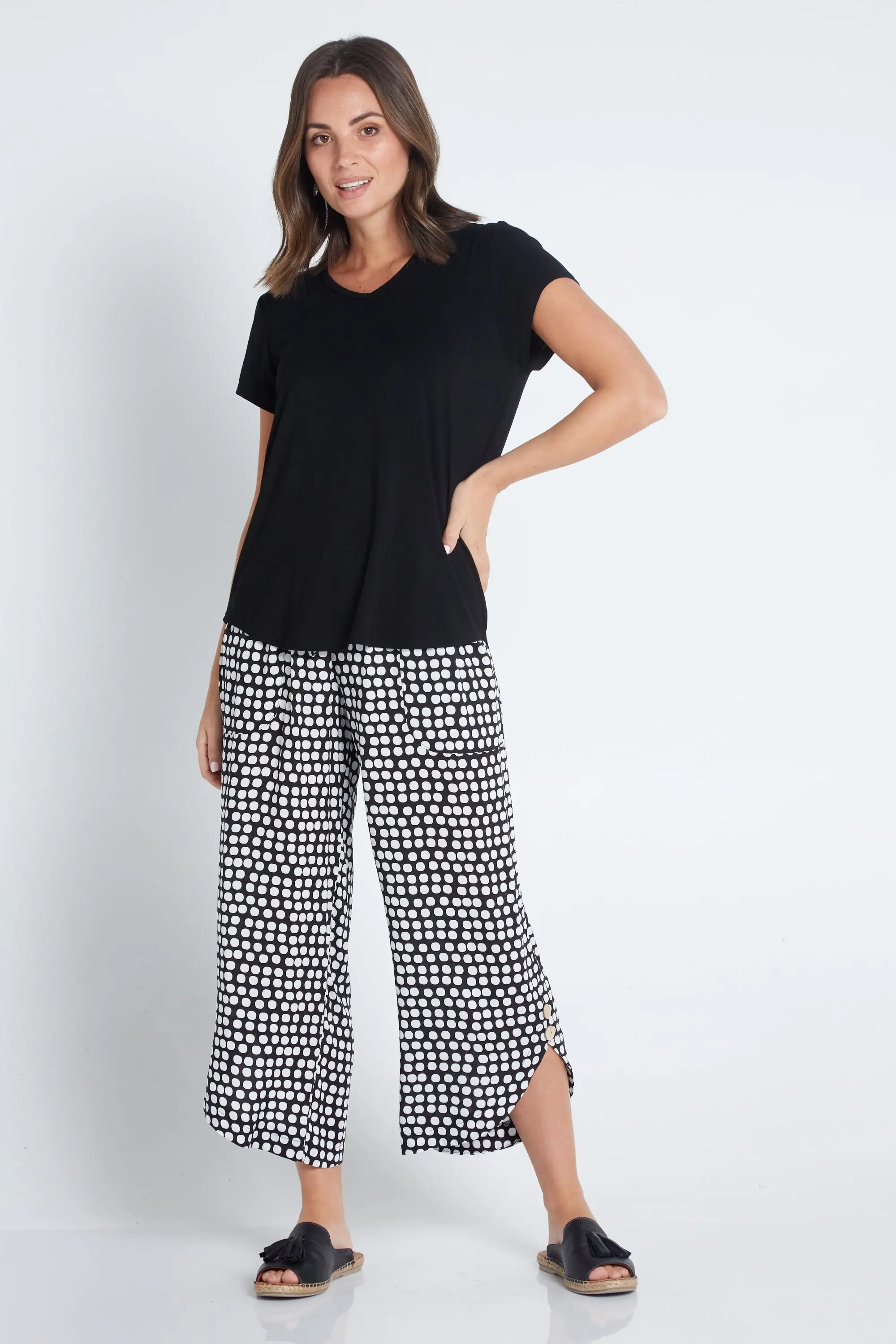 Cartia Pants - Black Spot